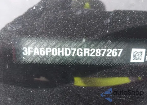 2016 Ford Fusion Se z USA, uszkodzony, nr VIN 3FA6P0HD7GR287267